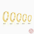 925 Sterling Silver Huggie Hoop Earrings