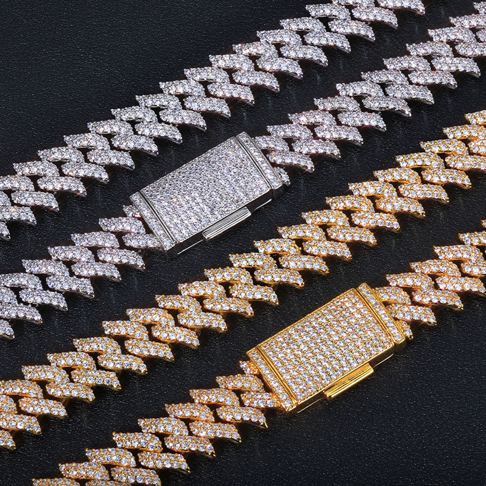 Iced Fire Flame Bracelet for Men – CZ Pavé Hip Hop Chain