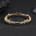 Men’s Iced Thorns Tennis Bracelet – CZ Pavé Hip Hop Chain