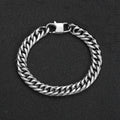 Men’s Stainless Steel Double Cuban Link Bracelet 7mm-9mm
