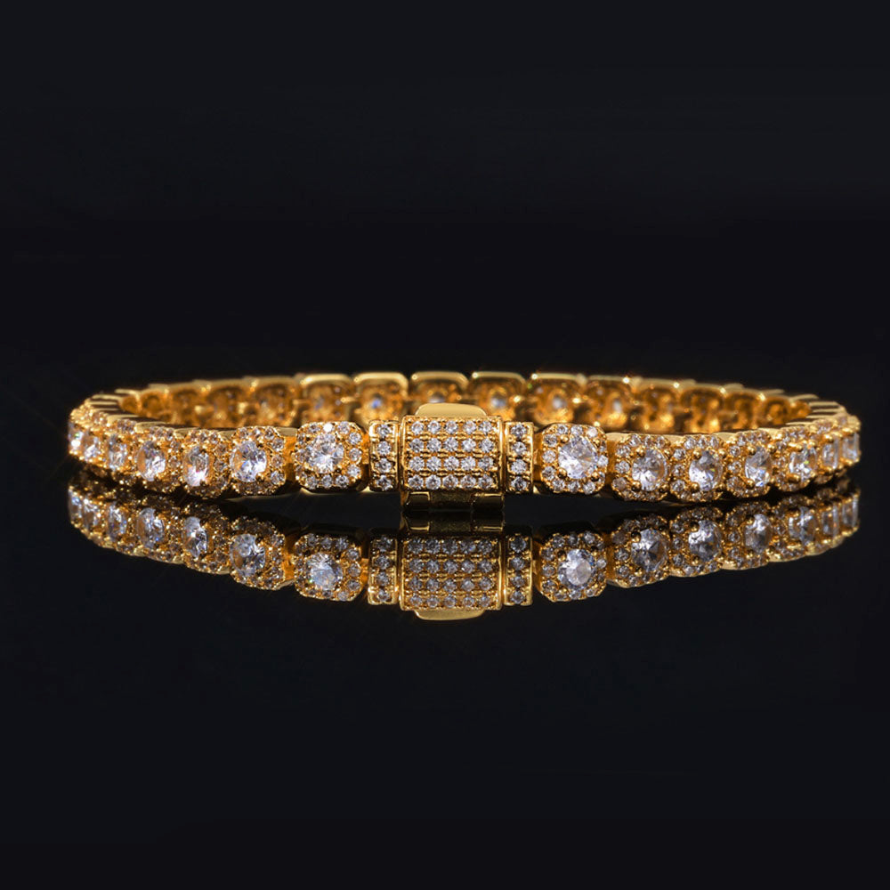 Men’s 5mm CZ Tennis Bracelet – Iced Hip Hop Style