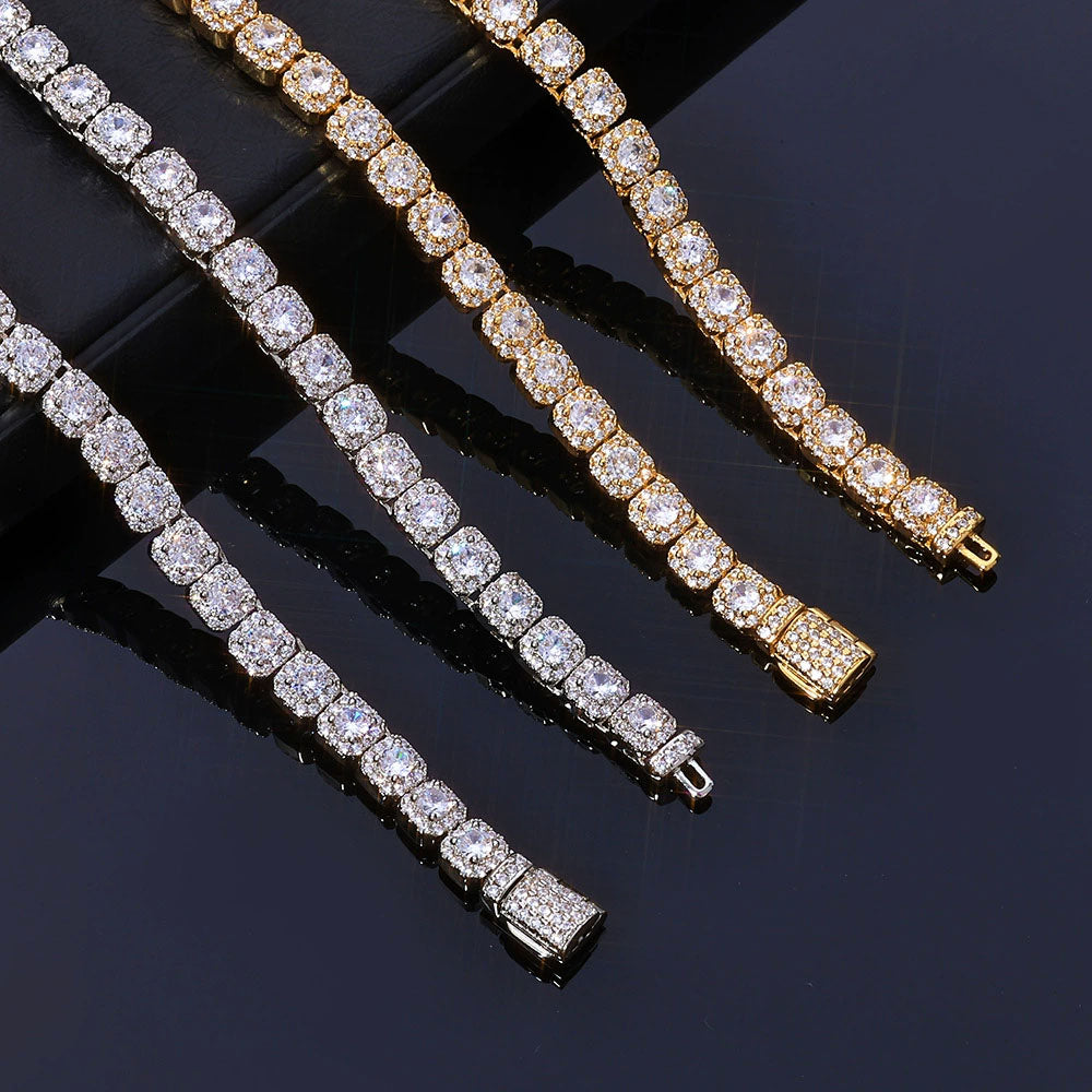 Men’s 5mm CZ Tennis Bracelet – Iced Hip Hop Style