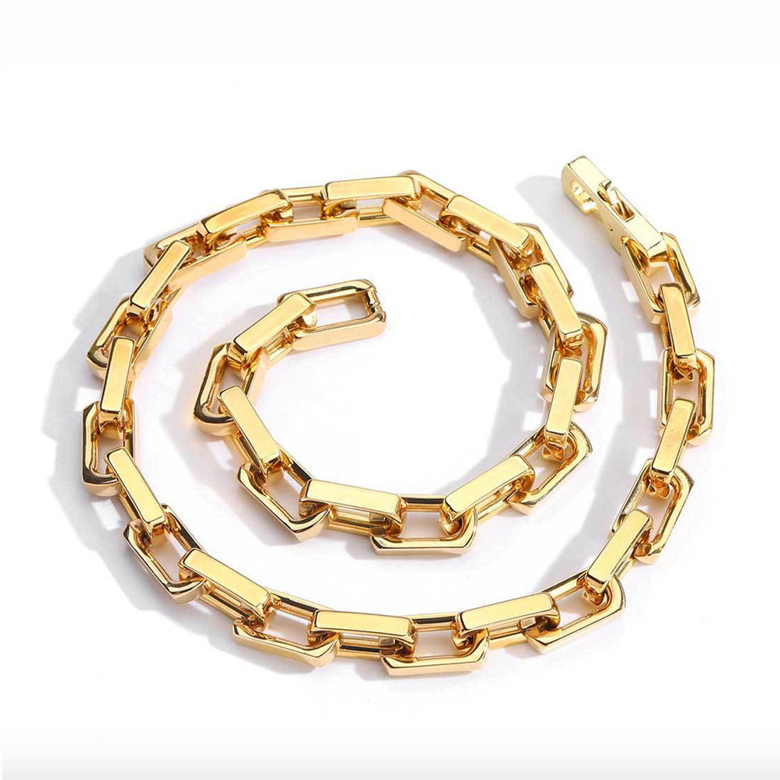 Men’s Rectangular Bar Link Chain