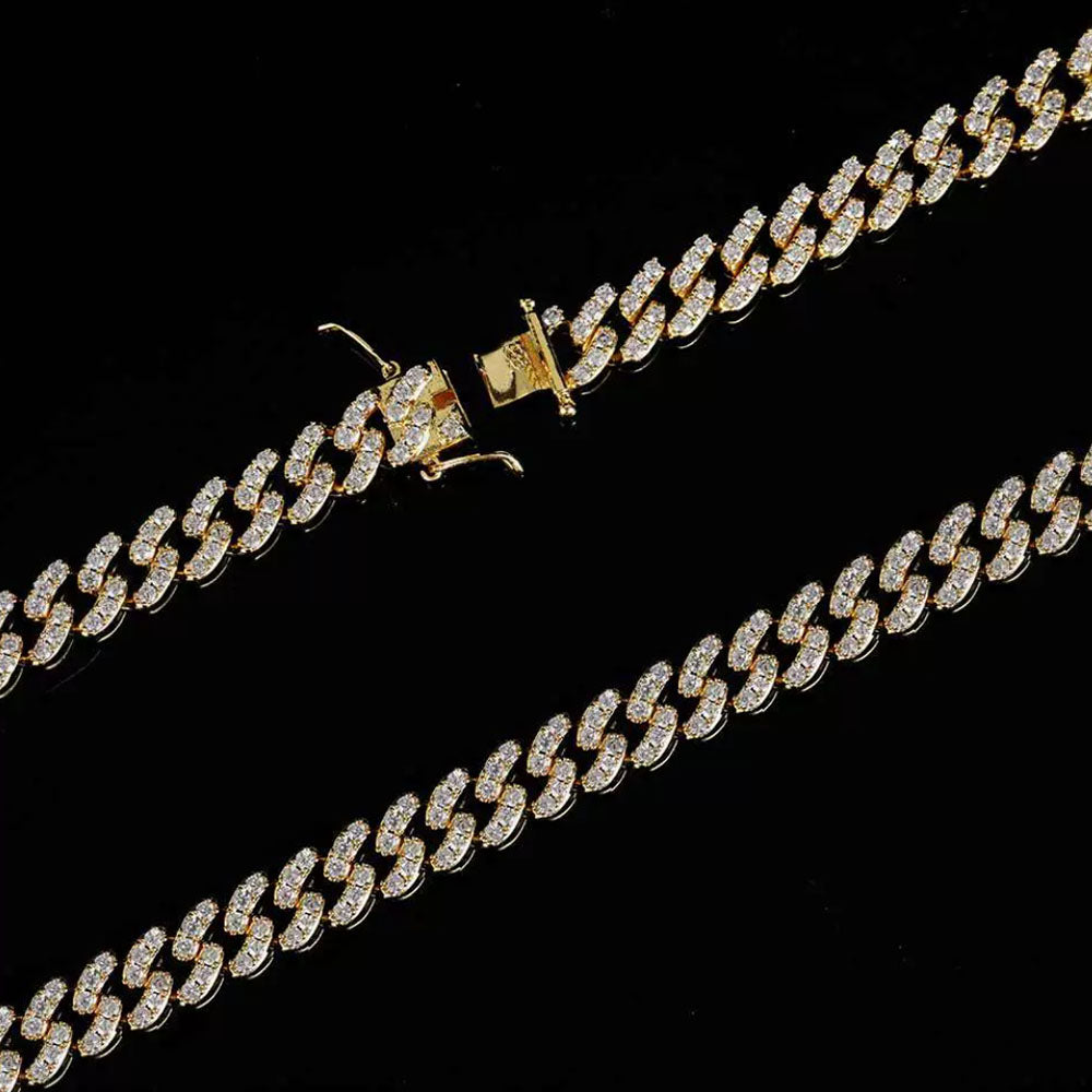 Men’s Statement Cuban Link Bracelet – Full CZ Iced Out