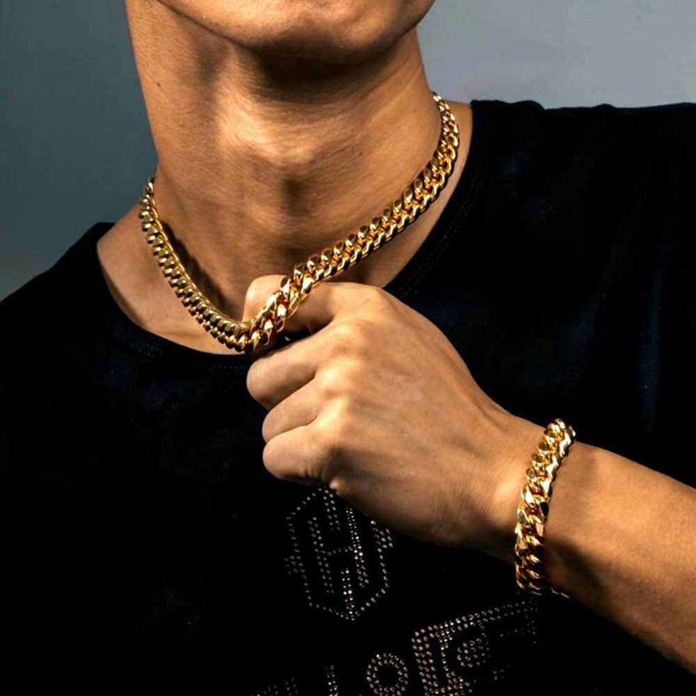 Miami Cuban Link Bracelet for Men | Stainless Steel 6mm-12mm