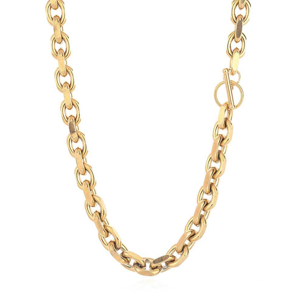 Stainless Steel Cable Link Chain Necklace