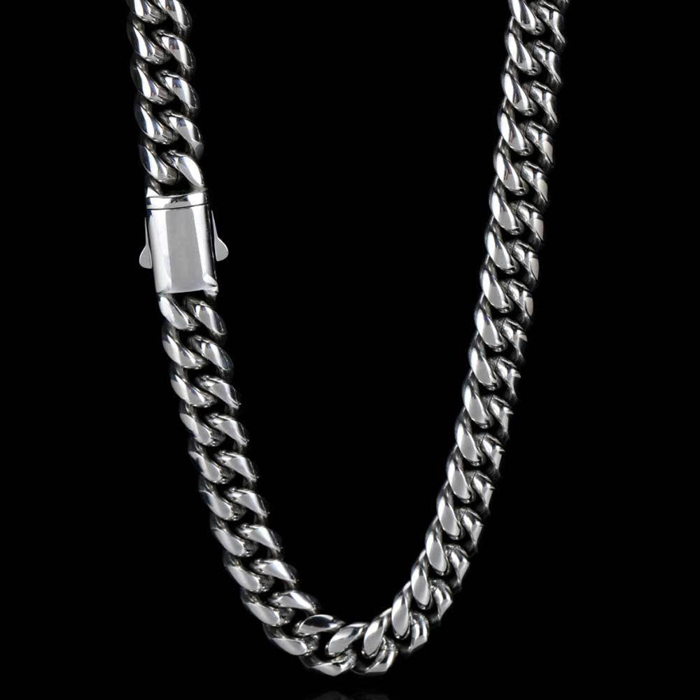 Stainless Steel Cuban Link Chain for Men 6mm-14mm