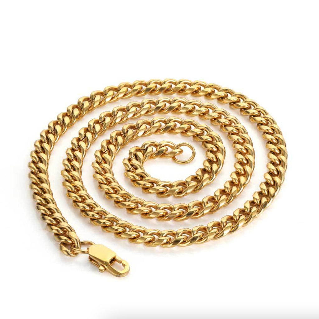 Stainless Steel Cuban Link Chain for Men