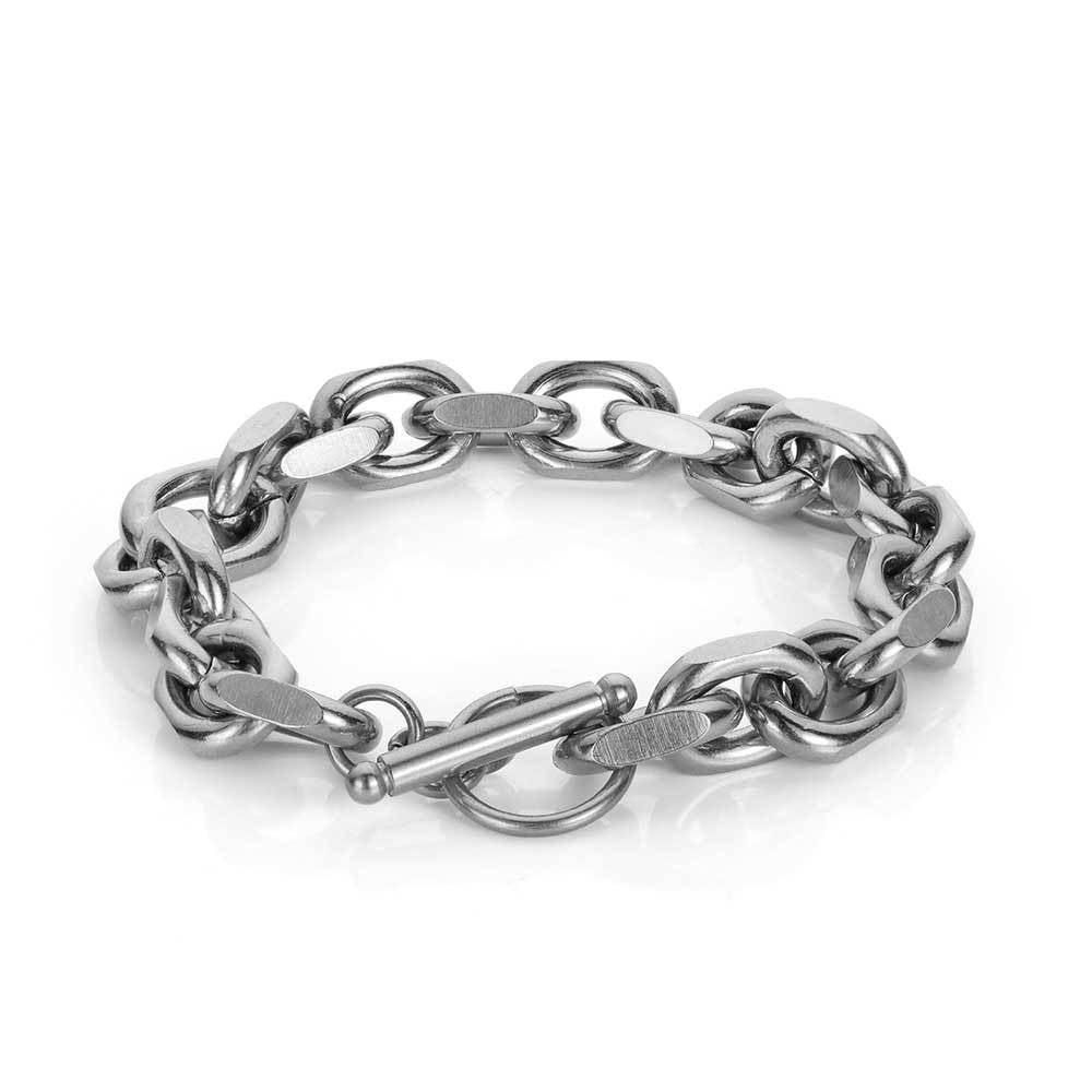 Stainless Steel  Cable Link Bracelet