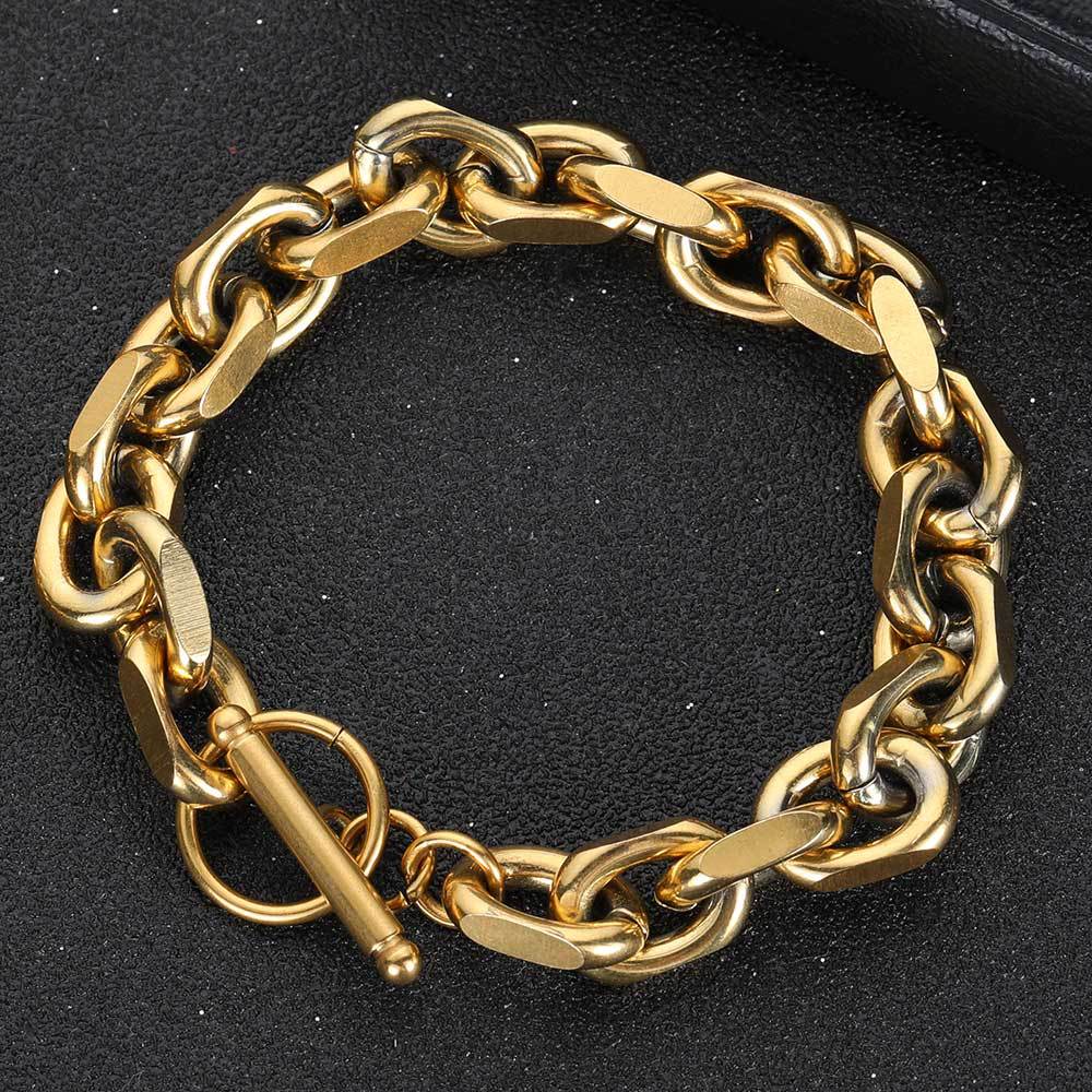 Stainless Steel  Cable Link Bracelet