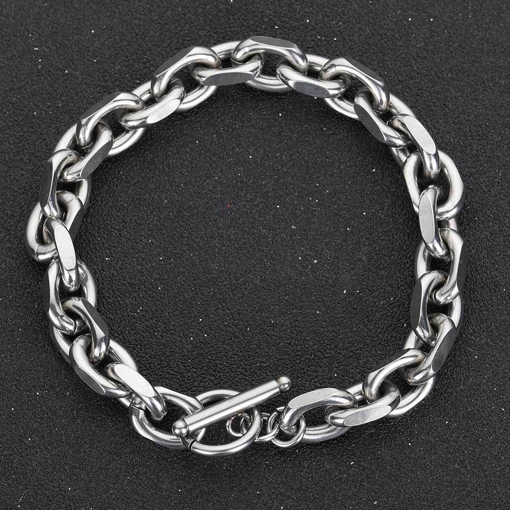 Stainless Steel  Cable Link Bracelet