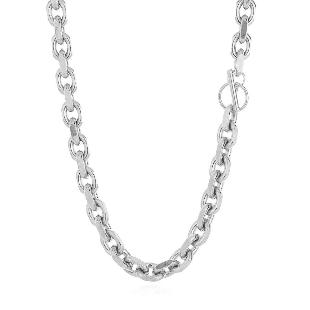 Stainless Steel Cable Link Chain Necklace