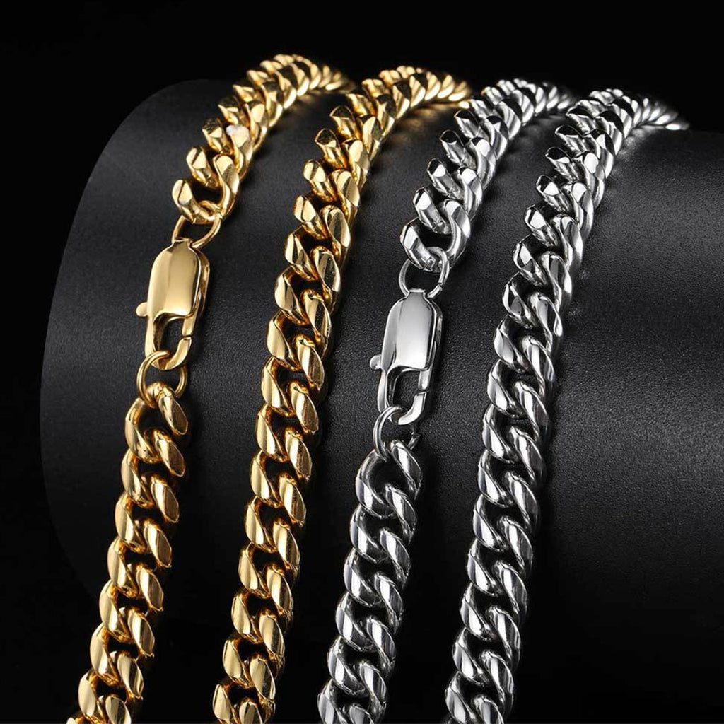 Stainless Steel Cuban Link Chain for Men