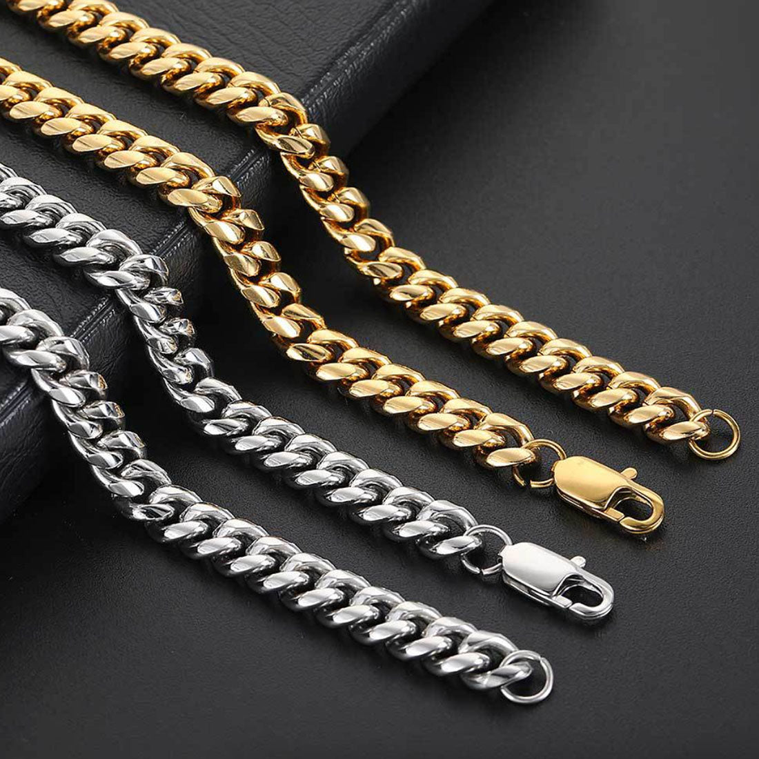 Stainless Steel Cuban Link Chain for Men