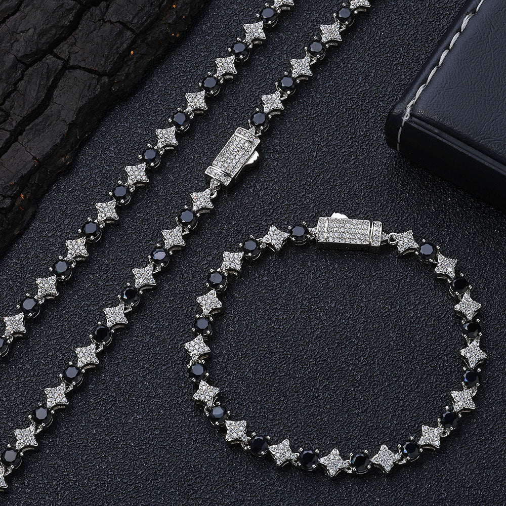 Star Link Tennis Chain Bracelet 6mm