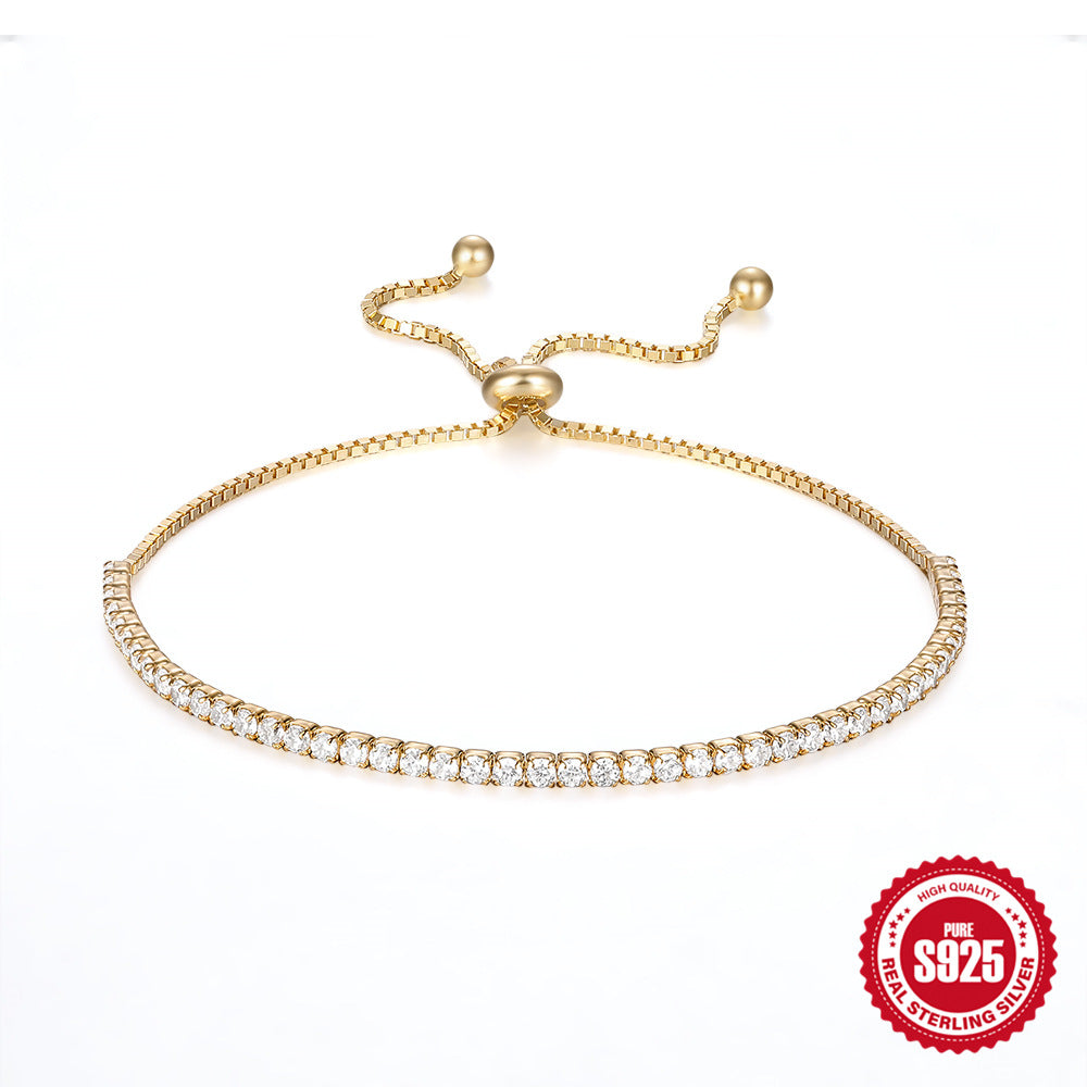 Sterling Silver CZ Tennis Bracelet