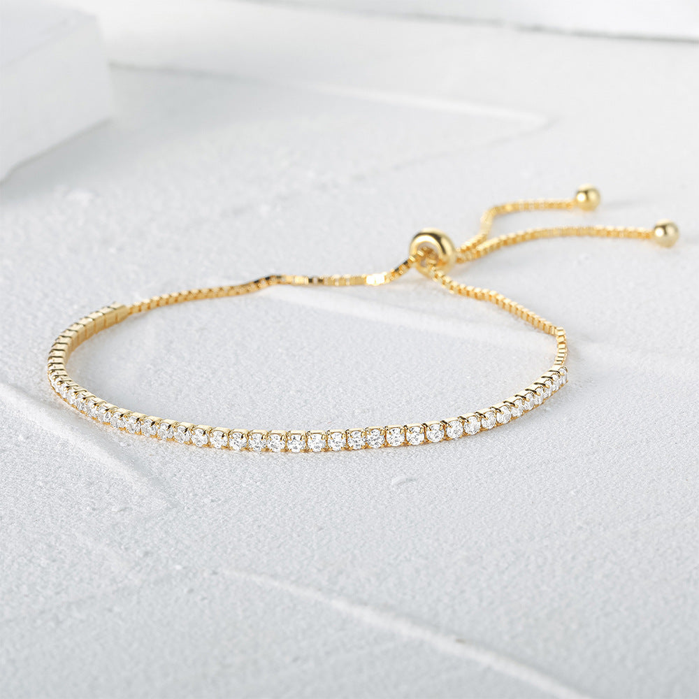 Sterling Silver CZ Tennis Bracelet